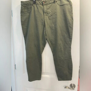 COPY - Hunter olive green jeans skinny size 22